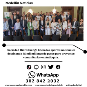 Antioquia lidera desarrollo con Obras por Impuestos
