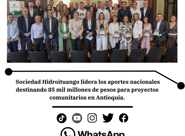 Antioquia lidera desarrollo con Obras por Impuestos