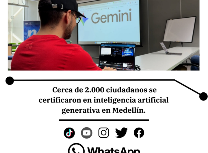 Medellín certificó 2.000 personas en IA