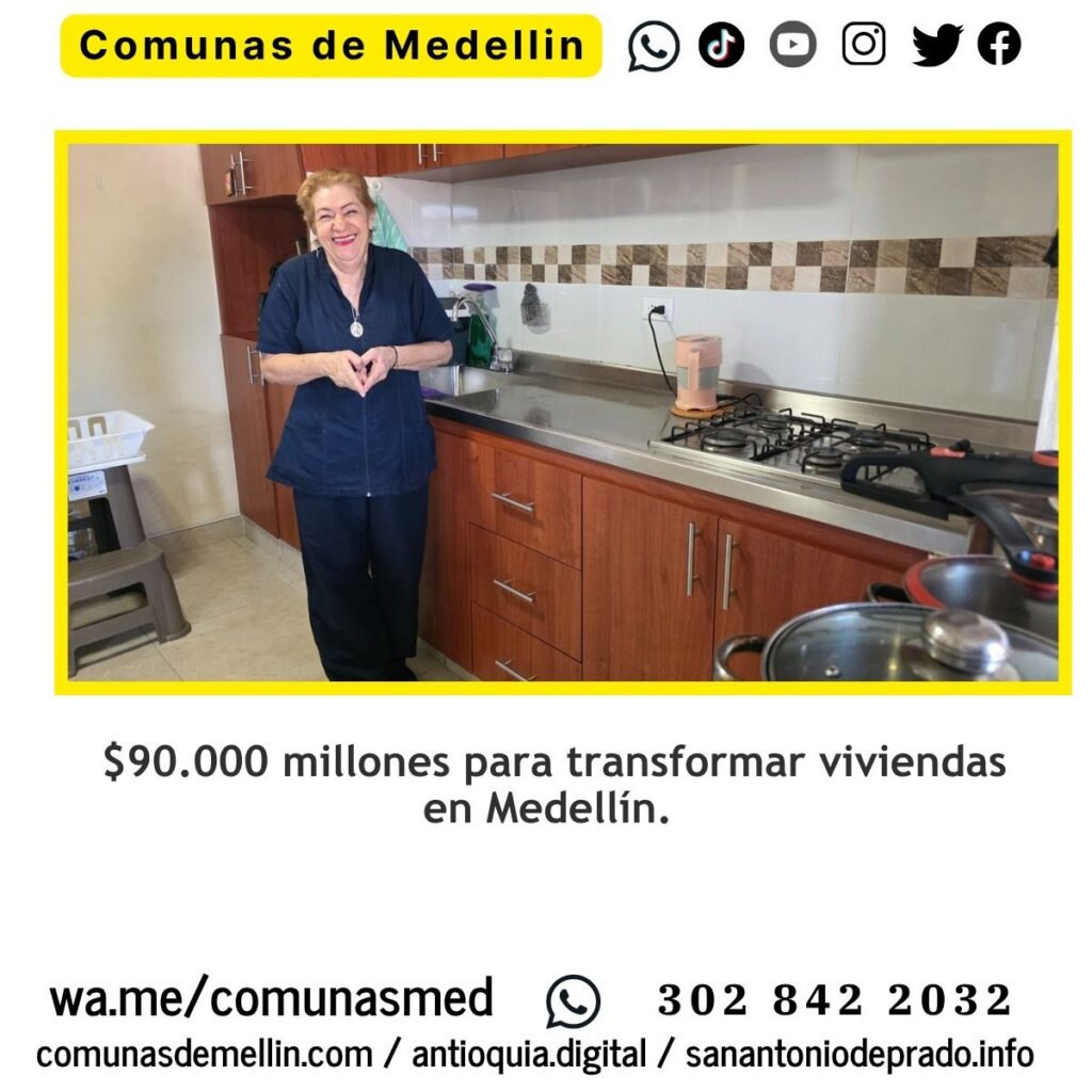 Medellín invierte $90.000 millones en mejoramiento de vivienda