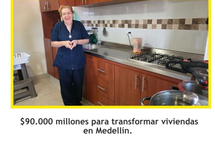 Medellín invierte $90.000 millones en mejoramiento de vivienda