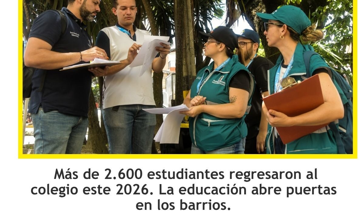 Medellín reduce deserción escolar al 2,45%