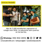 Medellín reduce deserción escolar al 2,45%