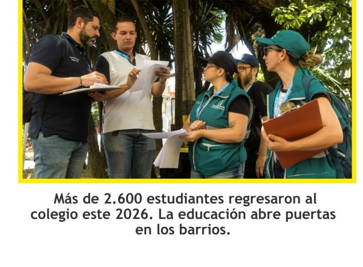 Medellín reduce deserción escolar al 2,45%
