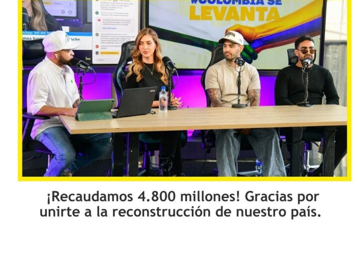 Telemaratón recolecta 4.800 millones por sismo