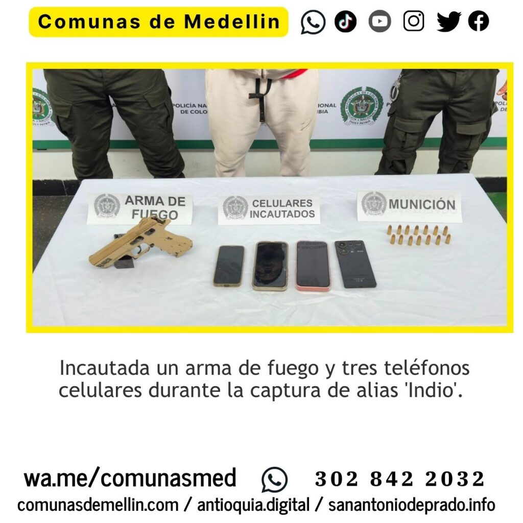 Cae alias Indio cabecilla del grupo La Libertad