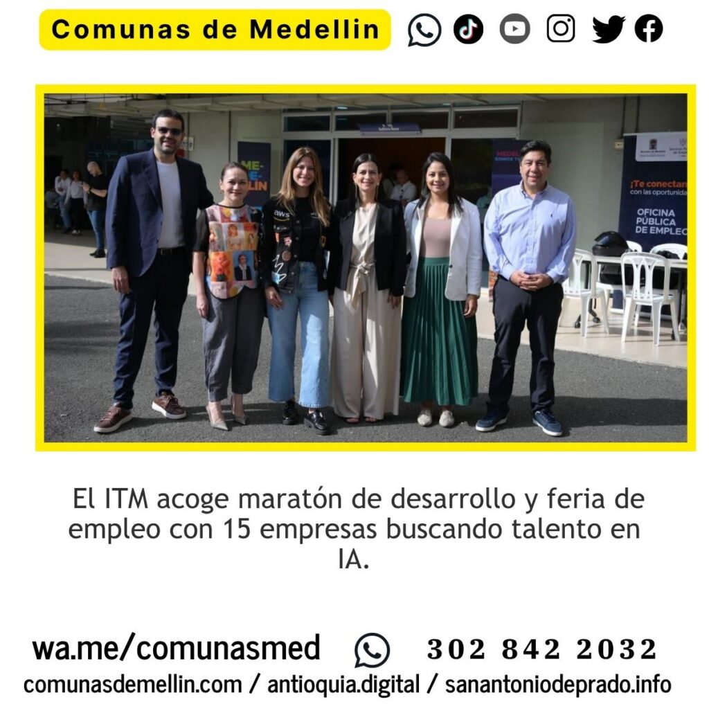 Medellín forma a 30.000 ciudadanos en IA y la nube