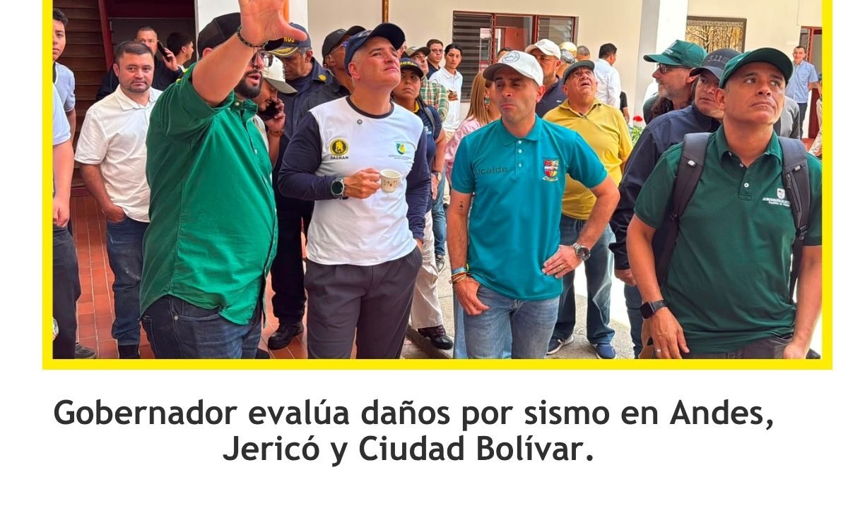 Gobernador evalúa afectaciones por sismo en Suroeste
