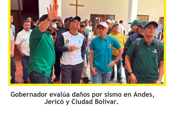 Gobernador evalúa afectaciones por sismo en Suroeste