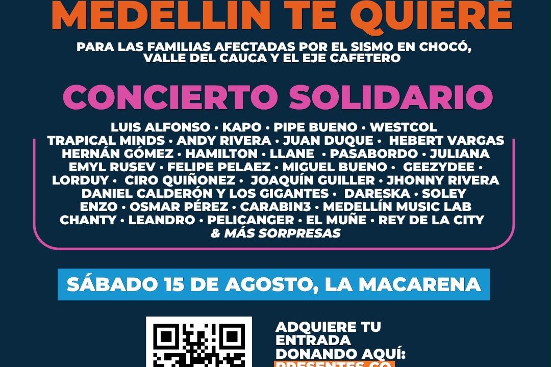Concierto solidario en La Macarena por el sismo