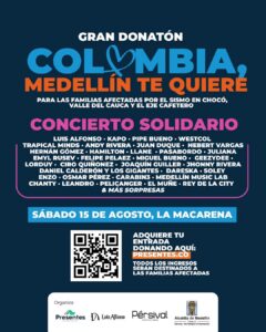 Concierto solidario en La Macarena por el sismo