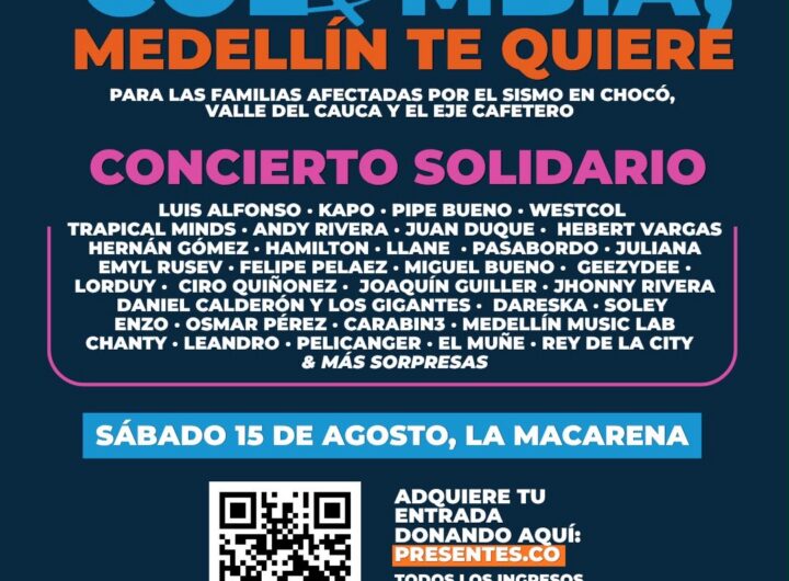 Concierto solidario en La Macarena por el sismo
