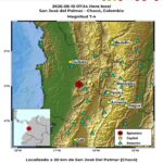 Activación de PMU en Antioquia por sismo