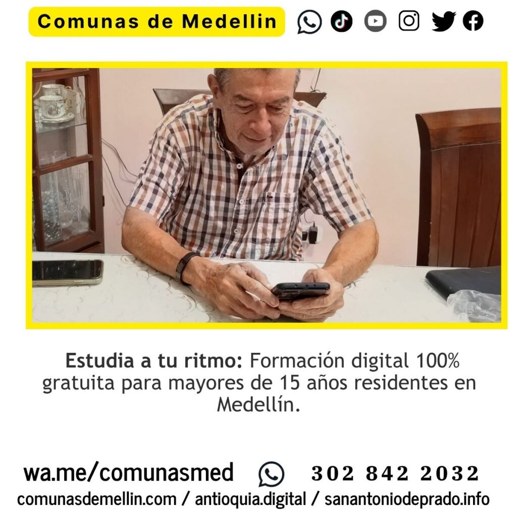@Medellín suma cursos tecnológicos