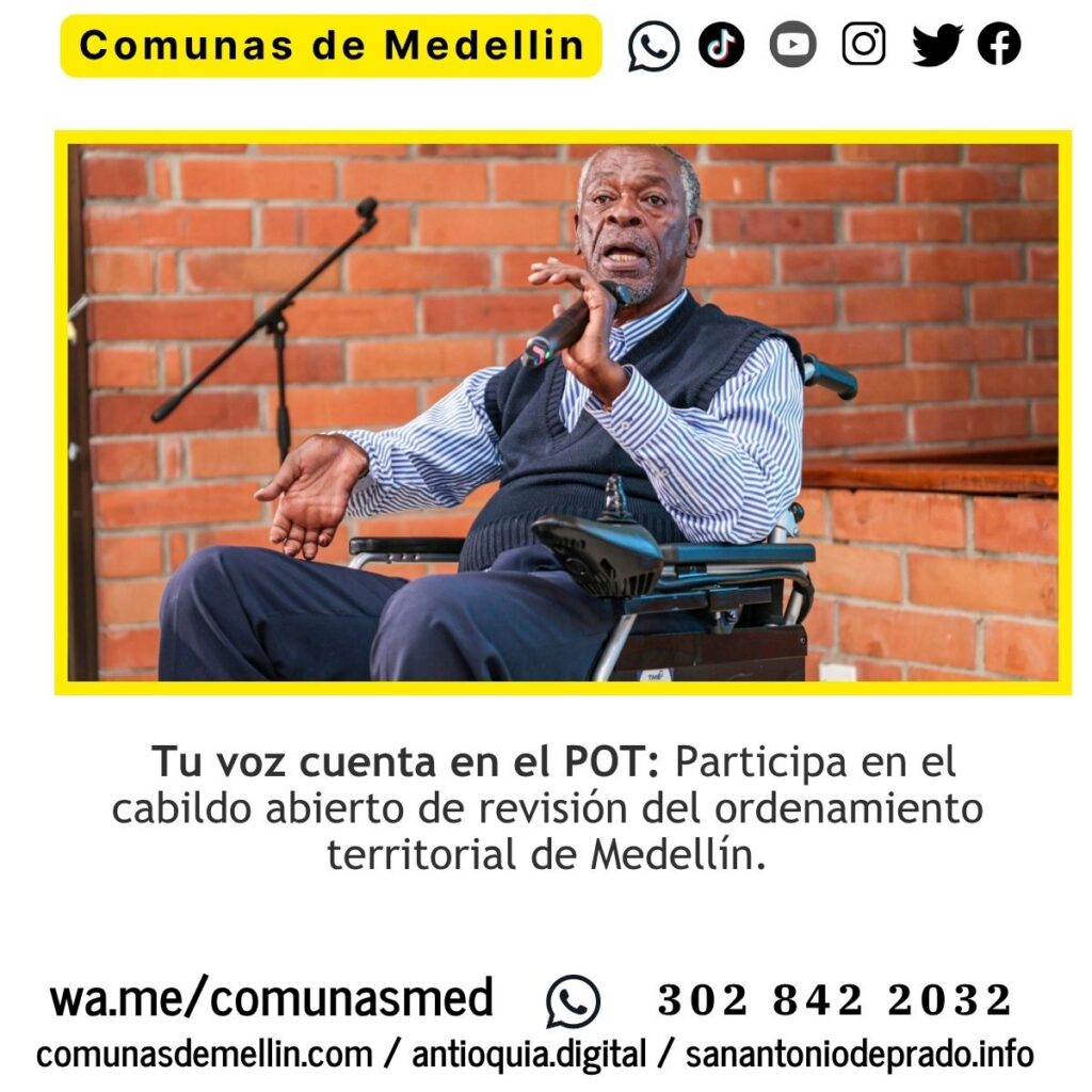 Medellín abre espacio para revisión del POT