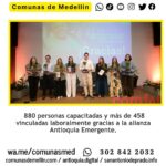 Alianza forma a 880 personas en Medellín