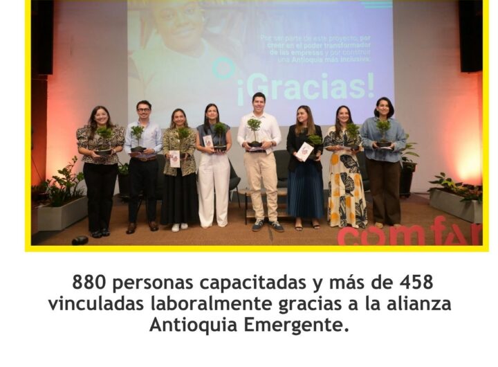 Alianza forma a 880 personas en Medellín