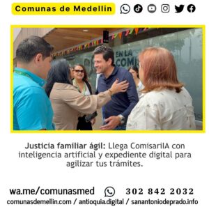Refuerzo a Comisarías de Familia en Medellín