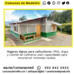 Reconstruirán casas cafeteras tras sismo