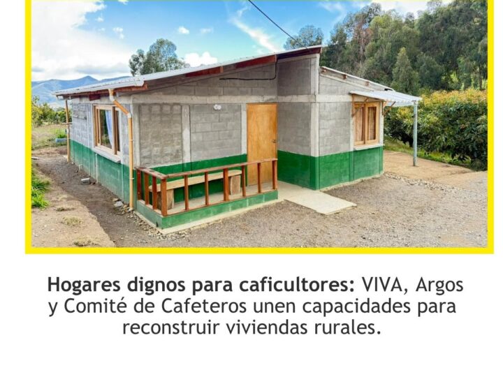 Reconstruirán casas cafeteras tras sismo