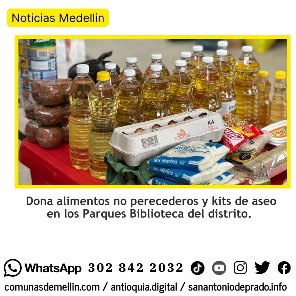 10 puntos de donaciones en Medellín tras el sismo