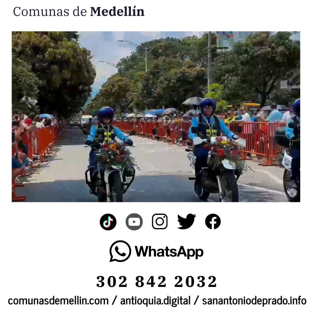 Cierres viales en Medellín por la Feria de las Flores