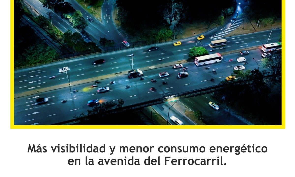 El puente Horacio Toro estrena luz LED tras 20 años