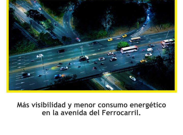 El puente Horacio Toro estrena luz LED tras 20 años
