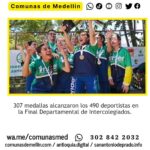 Medellín tricampeón de Juegos Intercolegiados 2026