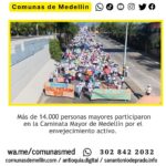 Medellín reúne a miles en la Caminata Mayor por el bienestar
