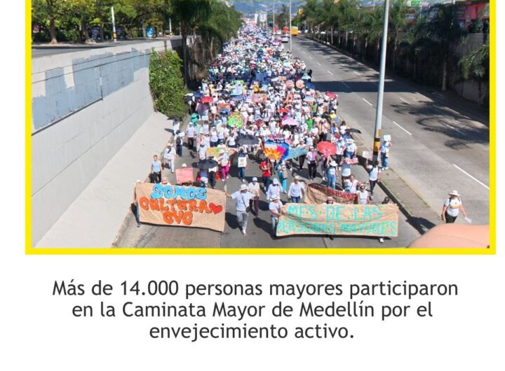 Medellín reúne a miles en la Caminata Mayor por el bienestar
