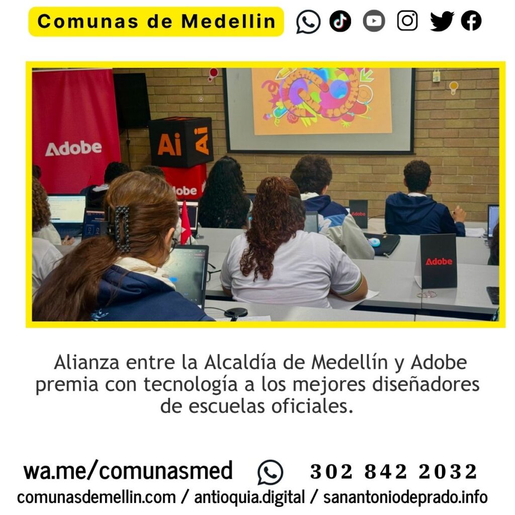 Estudiantes de Medellín destacan en concurso de diseño Adobe