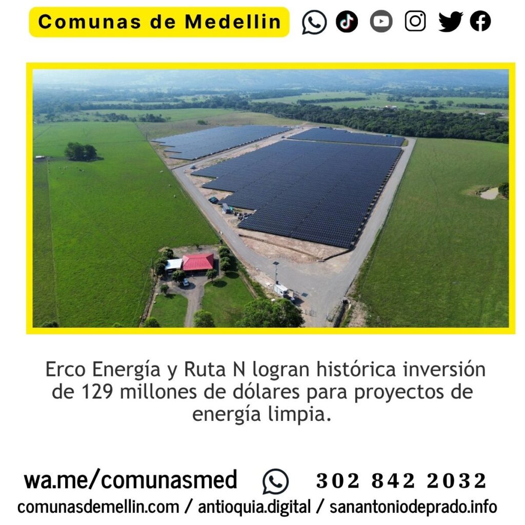 Erco Energía cierra inversión histórica de 129M USD