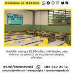 Medellín entrega 82.854 sillas en colegios públicos