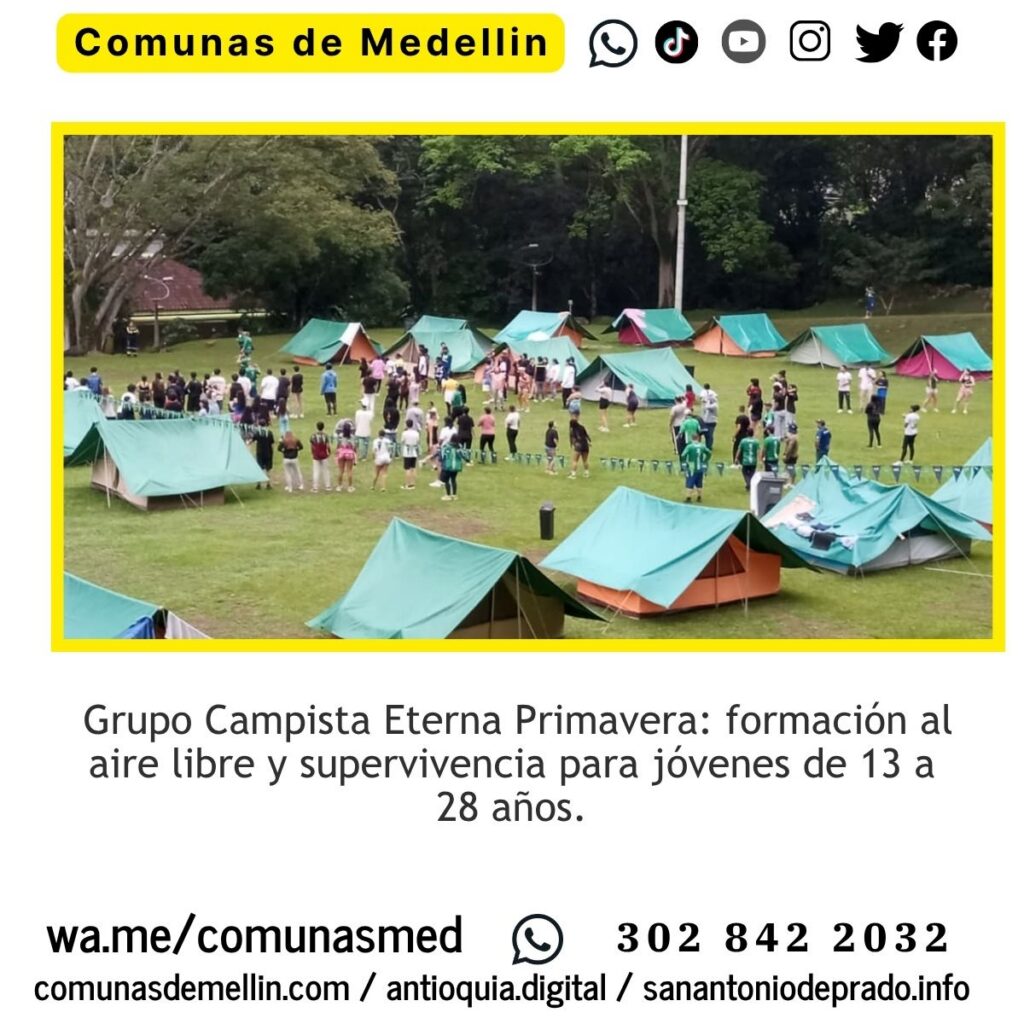 Nace Grupo Campista Eterna Primavera para jóvenes