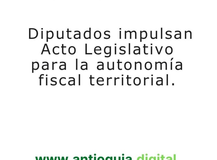 Autonomía fiscal: diputados impulsan acto legislativo