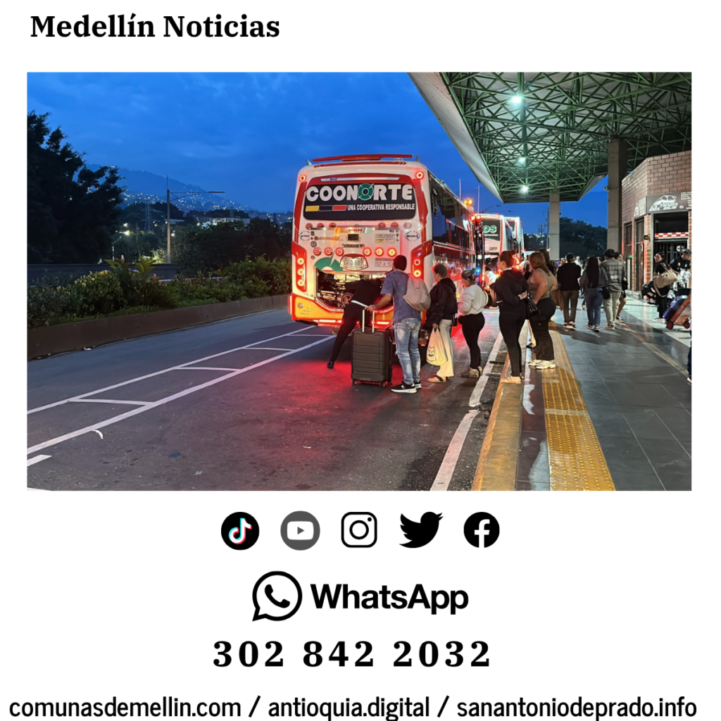 Terminales Medellín espera 611 mil viajeros en Feria