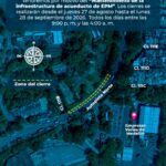 Cierres viales en Medellín este fin de semana