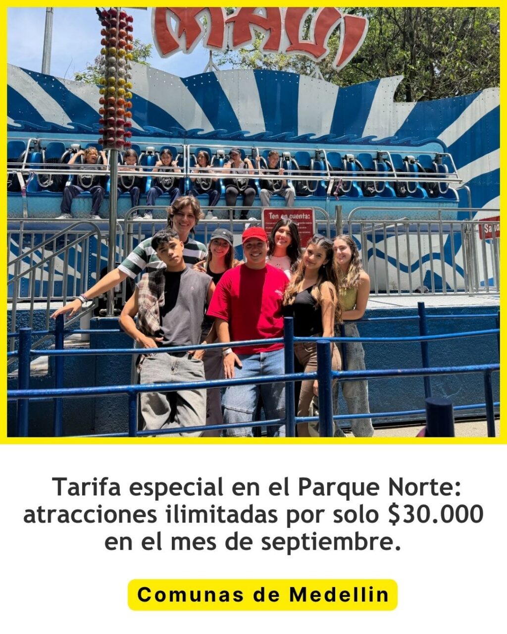 Parche, Parque y Amigos: tarifa especial en Parque Norte