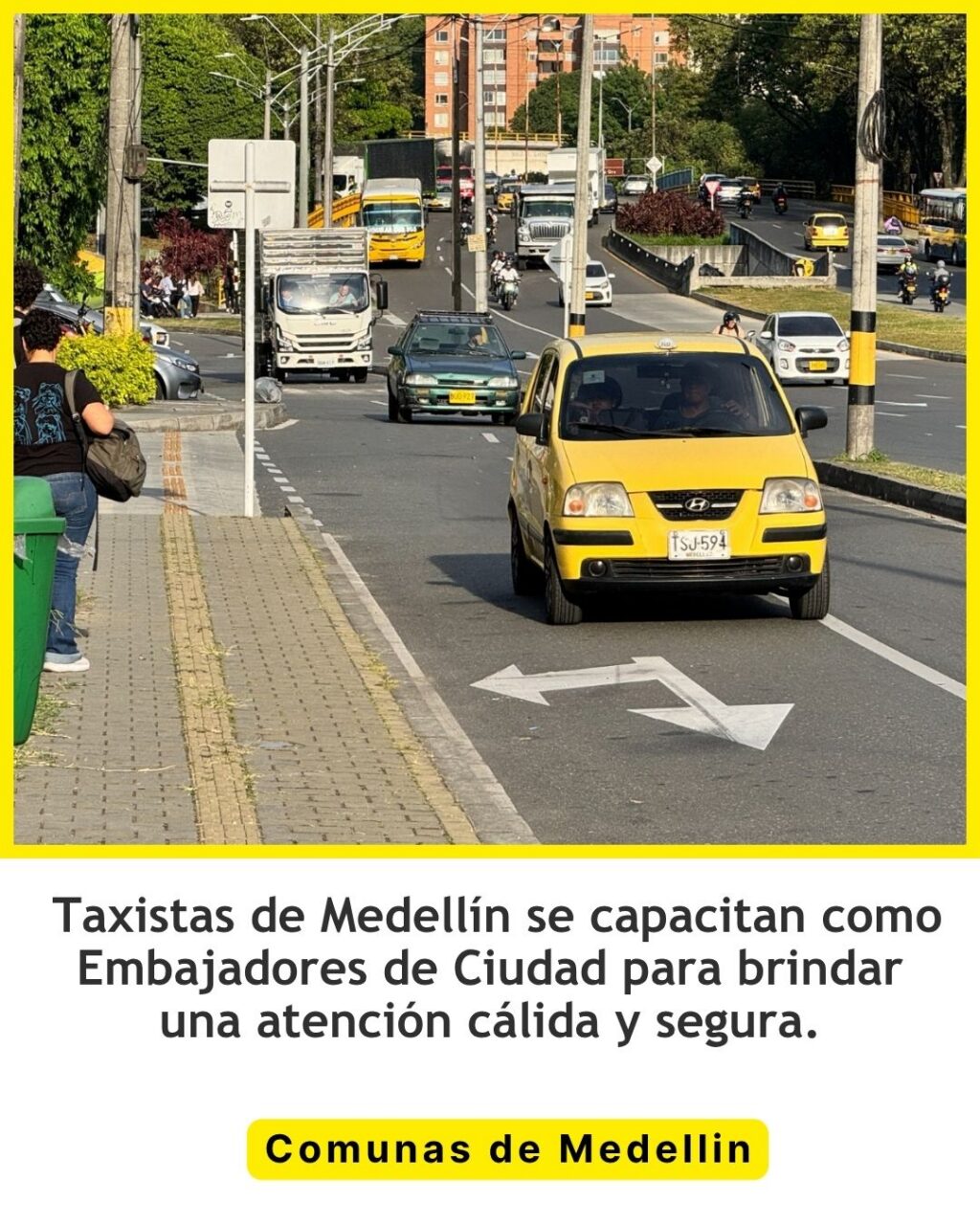 Taxistas de Medellín se forman como embajadores de ciudad