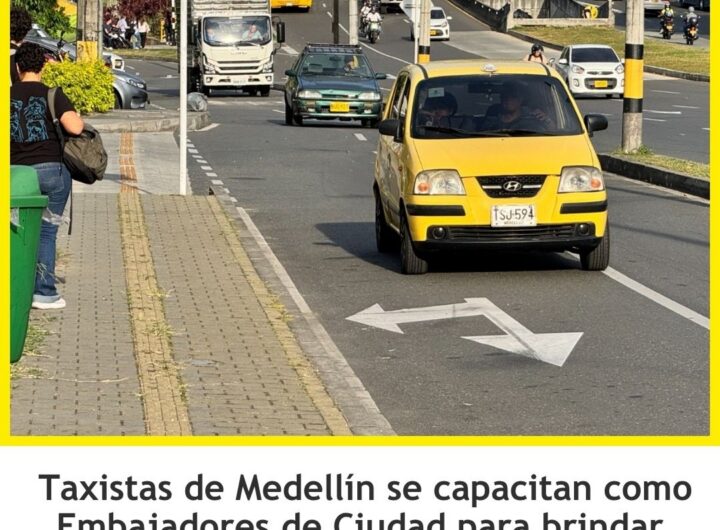 Taxistas de Medellín se forman como embajadores de ciudad