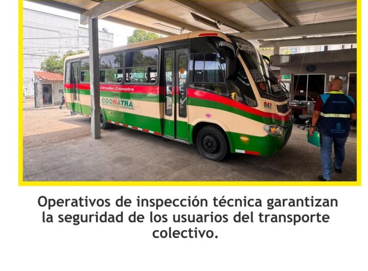 Inmovilizan bus en Medellín por fallas y pasar semáforo en rojo