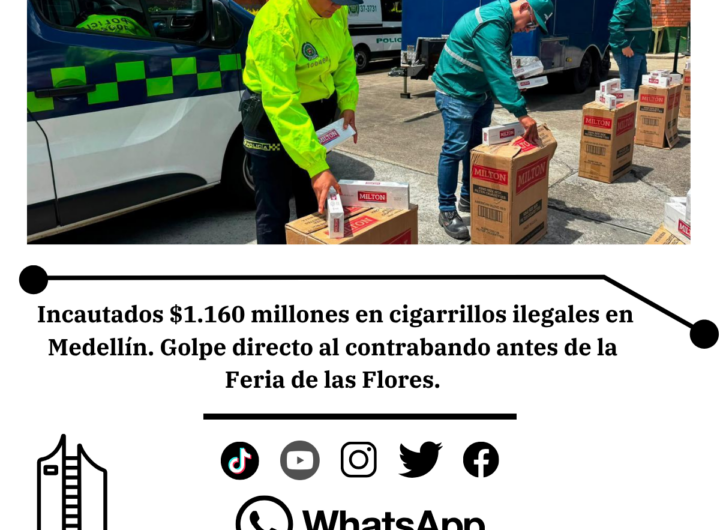 Incautan cigarrillos ilegales por $1.160 millones