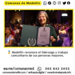 Reconocen a personas mayores por su liderazgo en Medellín
