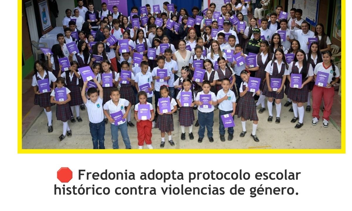 Fredonia crea primer protocolo escolar contra violencias de género
