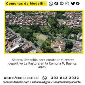 Abren licitación para recreo deportivo La Pastora