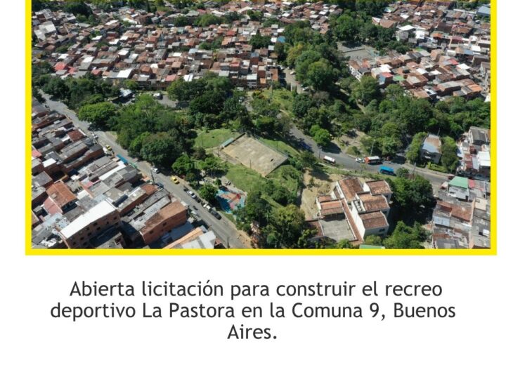 Abren licitación para recreo deportivo La Pastora