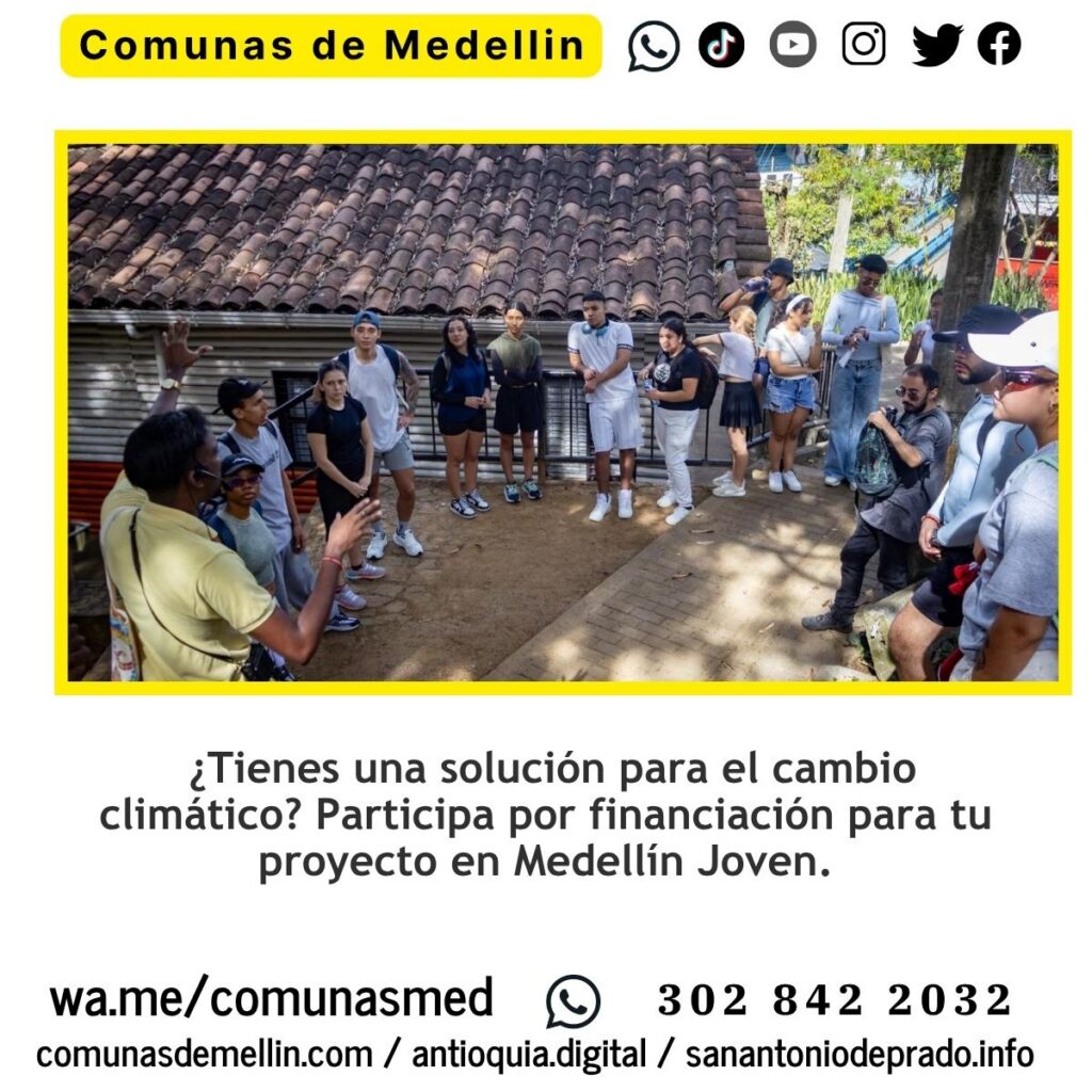 Convocatoria ambiental para jóvenes en Medellín