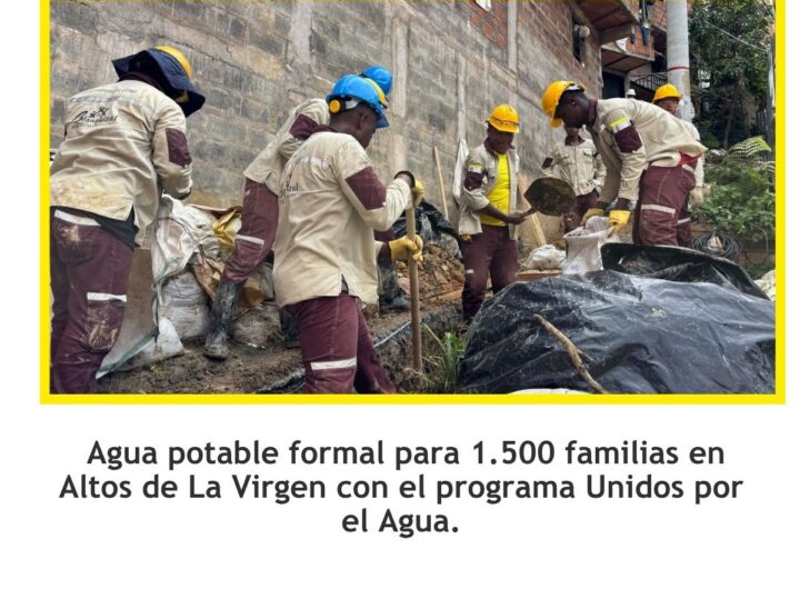 Acueducto llega a Altos de La Virgen