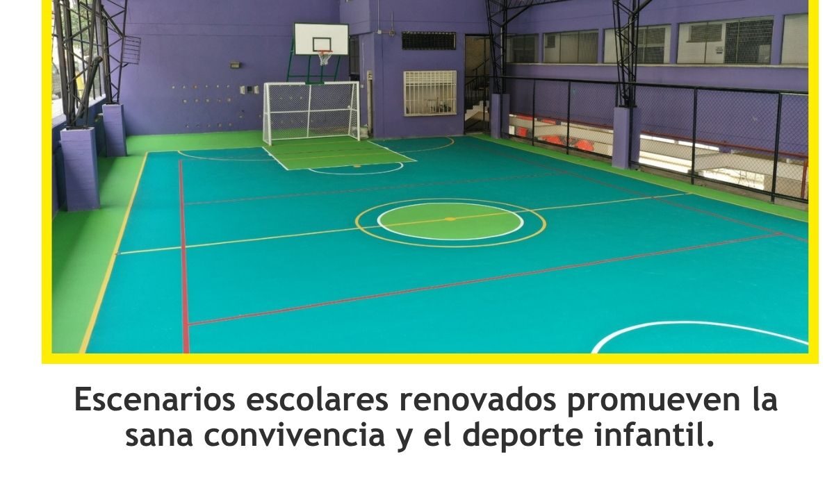 Medellín renueva más de 80 placas polideportivas